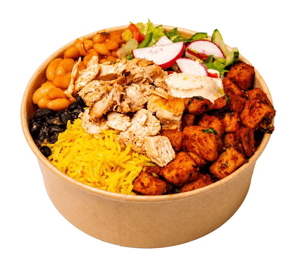 Charcoal Grilled Diced Chicken Bowl